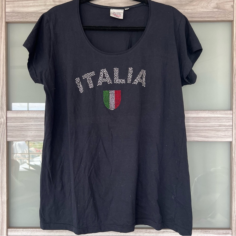 Italian crystal t shirt
